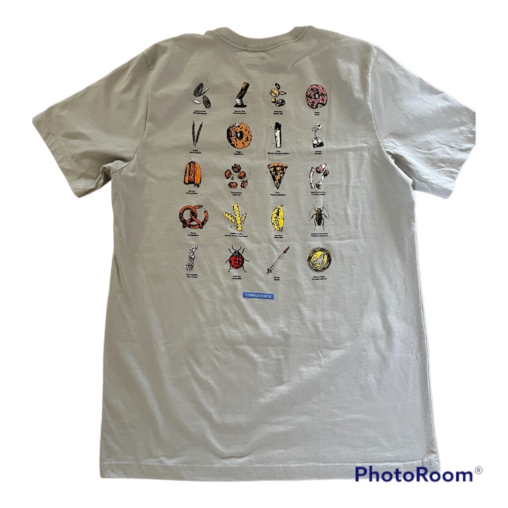 🆕Stapleverse THE FEED CLAN Short Sleeve Lt Gray Logo T-Shirt Men’s SZ: L